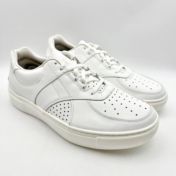 SAS Mens High Street Leather Sneakers US 10 XW EU 43 White Lace-Up NIB - Picture 5 of 14